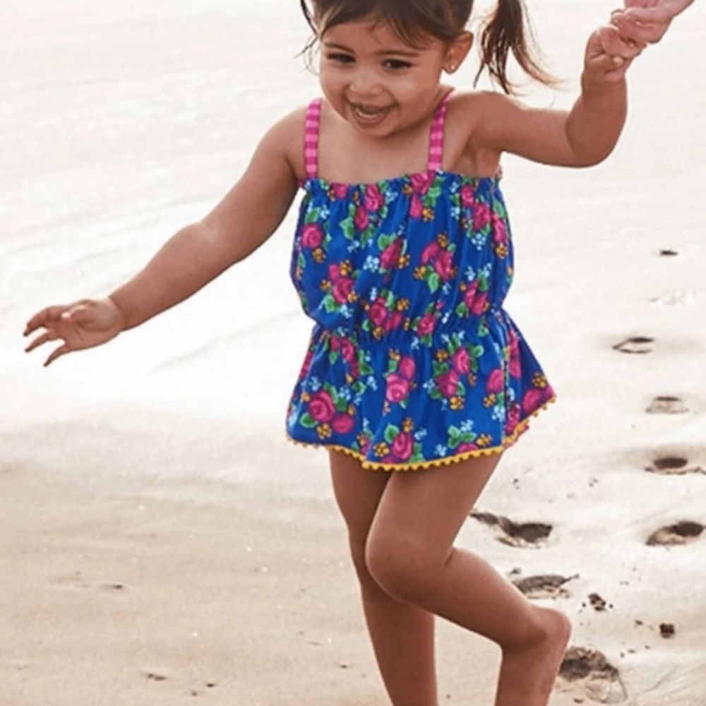 NWT Matilda Jane Brilliant Daydream Beach Baby Swimsuit Girl's Size 18-24 Month